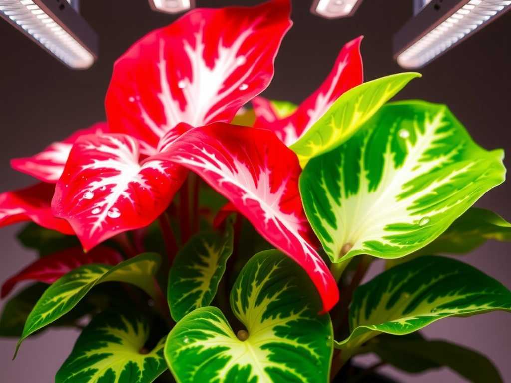 How to Grow Caladiums Without Natural Light: Grow Light Care(1) How to Grow Caladiums Without Natural Light: Grow Light Care(1)