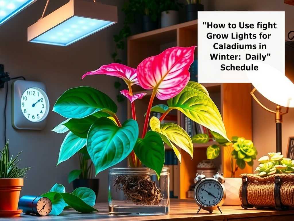 How to Use Grow Lights for Caladiums in Winter: Daily Schedule(1)