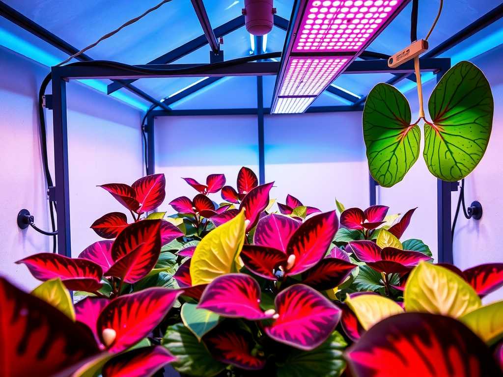 How to Grow Caladiums with LED Grow Lights: Setup Guide