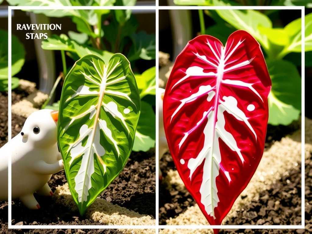 How to Fix Caladium Leaves Turning White: Sunburn Solution