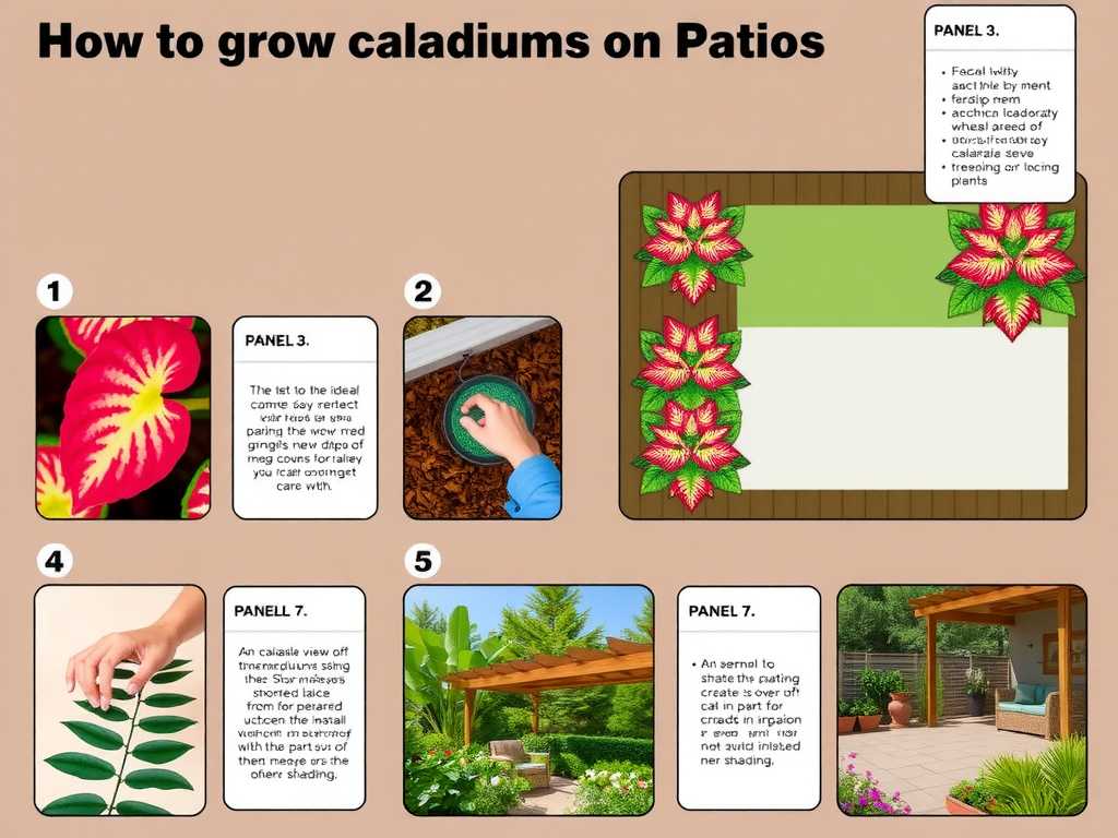 How to Grow Caladiums on Patios: Shade Setup Guide