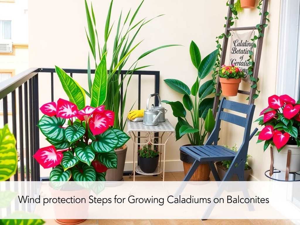 How to Grow Caladiums on Balconies: Wind Protection Steps(1) How to Grow Caladiums on Balconies: Wind Protection Steps(1)