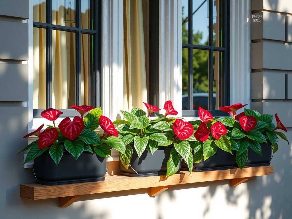 How to Grow Caladiums in Window Boxes: Sunlight Guide