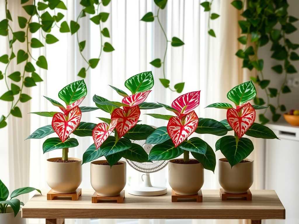 How to Elevate Caladium Pots: Improve Airflow(1) How to Elevate Caladium Pots: Improve Airflow(1)