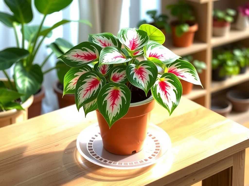 How to Use Saucer for Caladium Pots: Avoid Standing Water(1) How to Use Saucer for Caladium Pots: Avoid Standing Water(1)