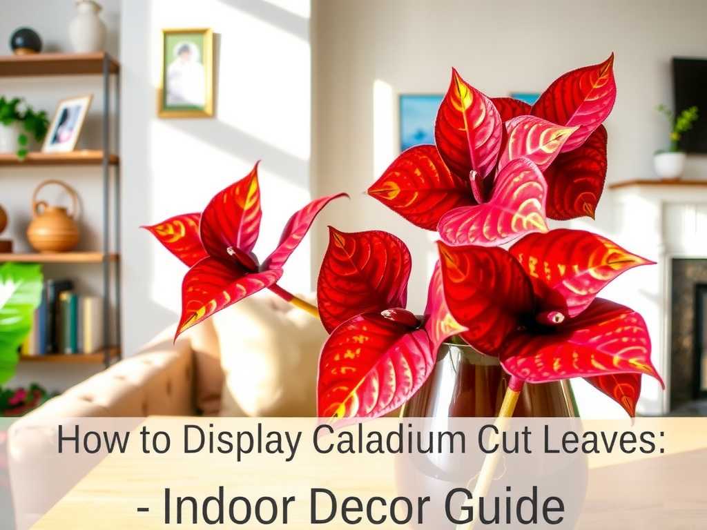 How to Display Caladium Cut Leaves: Indoor Decor Guide