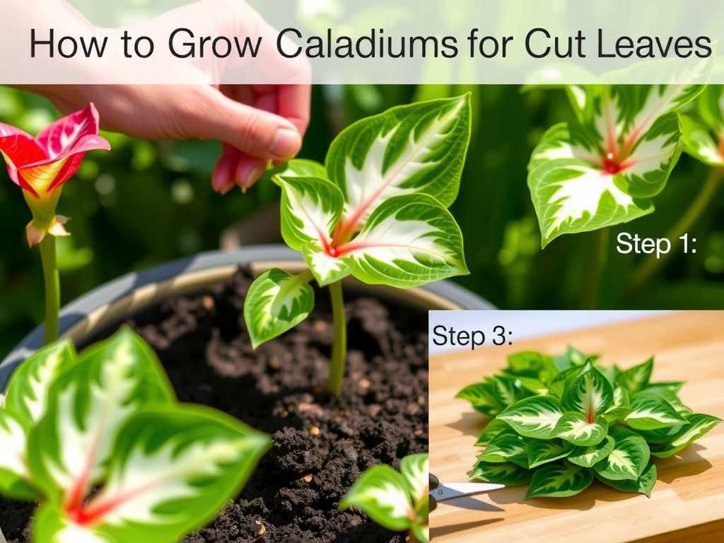 How to Grow Caladiums for Cut Leaves: Harvest Guide