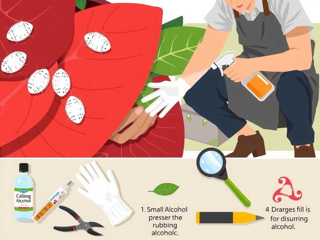 How to Treat Caladium Mealybugs: Rubbing Alcohol Steps
