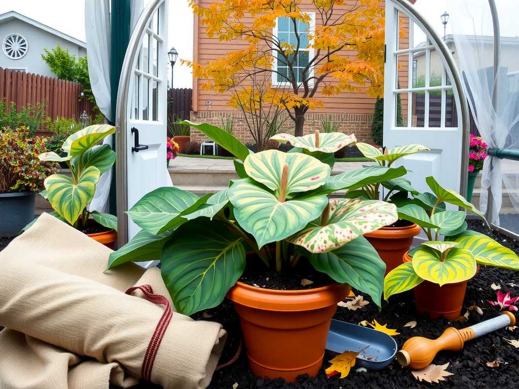 How to Protect Caladiums from Cold Snaps: Insulation Steps(1) How to Protect Caladiums from Cold Snaps: Insulation Steps(1)