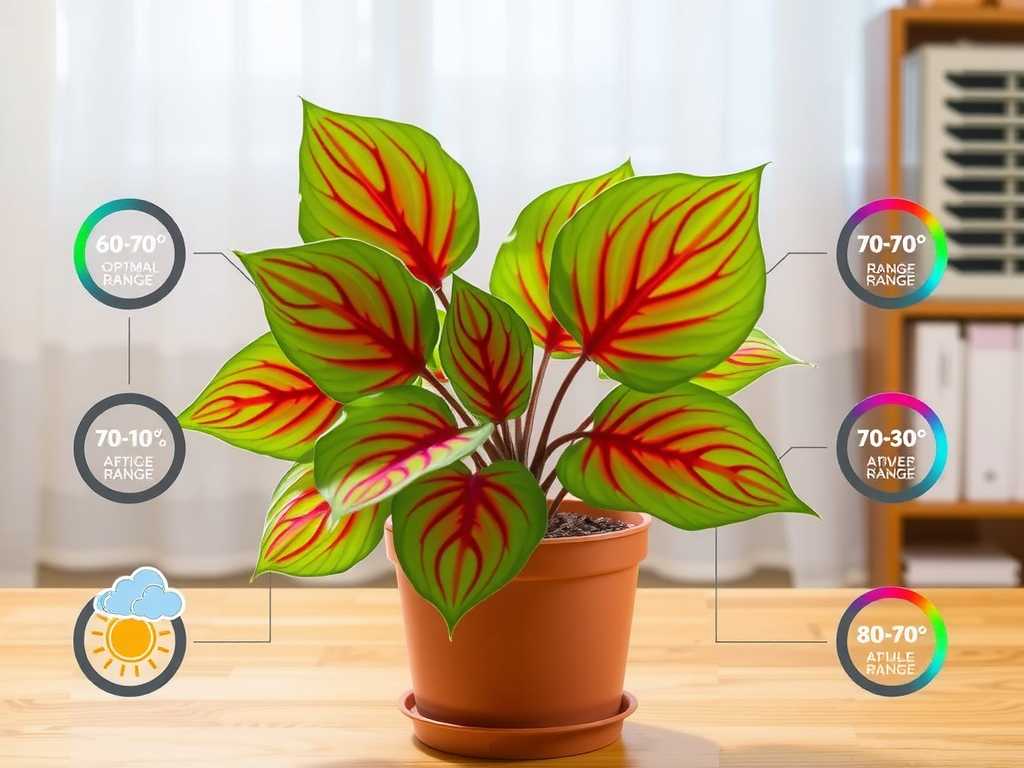 How to Adjust Caladium Temperature: Optimal Range Guide