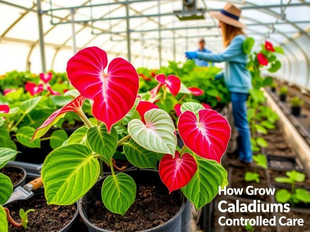 How to Grow Caladiums in a Greenhouse: Controlled Care