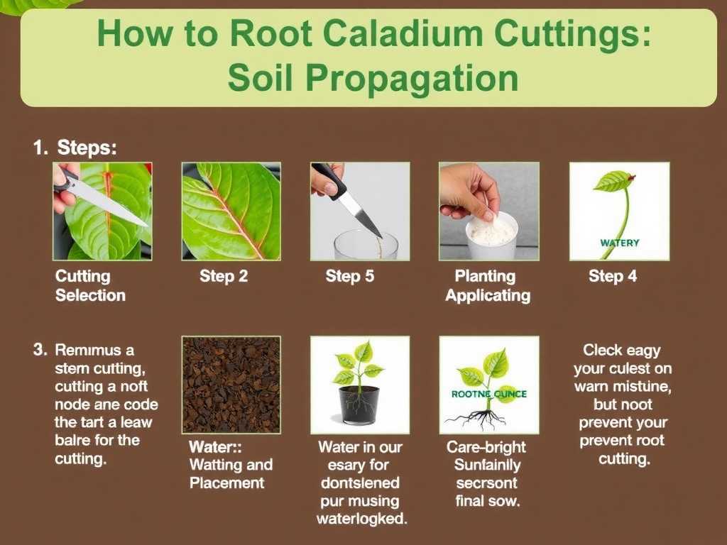 How to Root Caladium Cuttings: Soil Propagation Steps(1) How to Root Caladium Cuttings: Soil Propagation Steps(1)