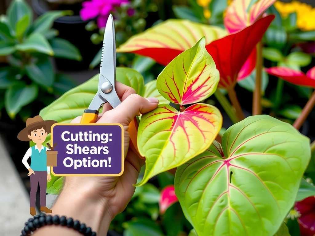 How to Prune Caladiums for Propagation: Cutting Tips