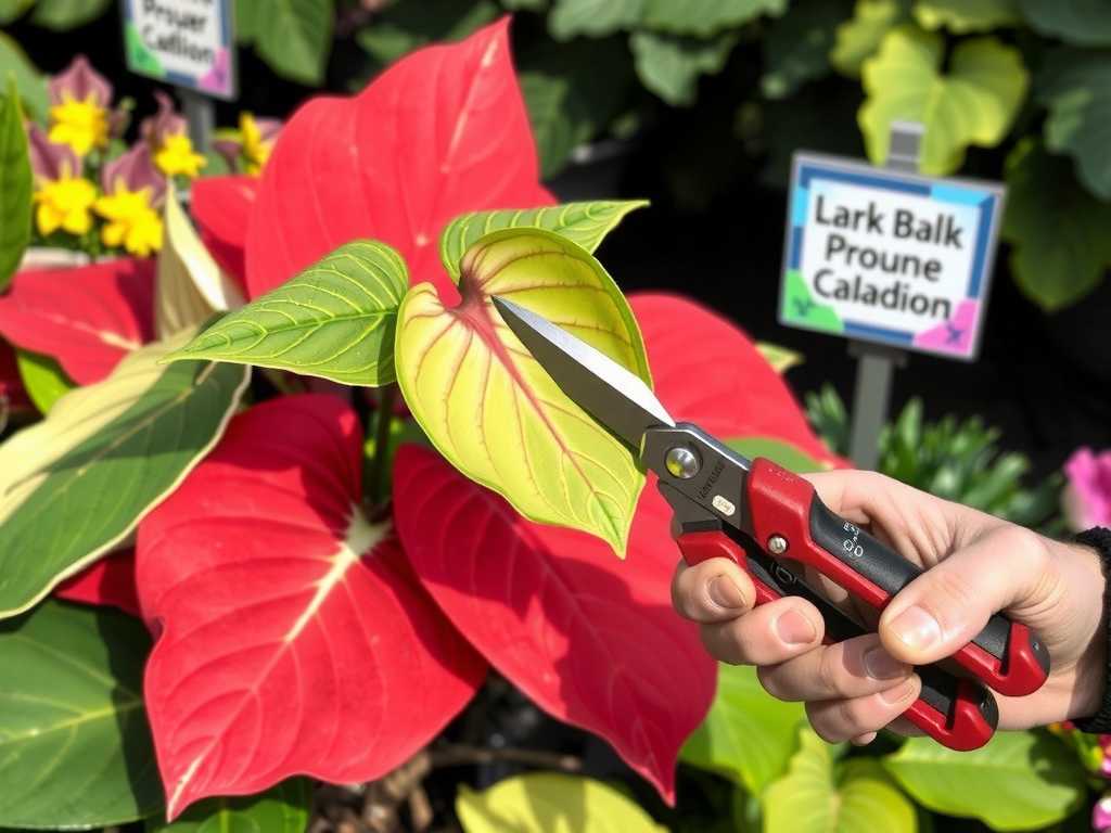 How to Prune Caladiums for Propagation: Cutting Tips(1) How to Prune Caladiums for Propagation: Cutting Tips(1)