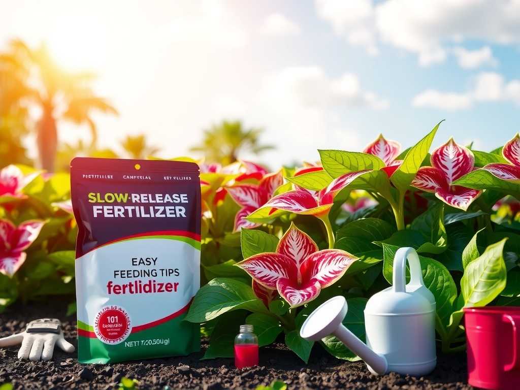 How to Grow Caladiums with Slow-Release Fertilizer: Easy Feeding