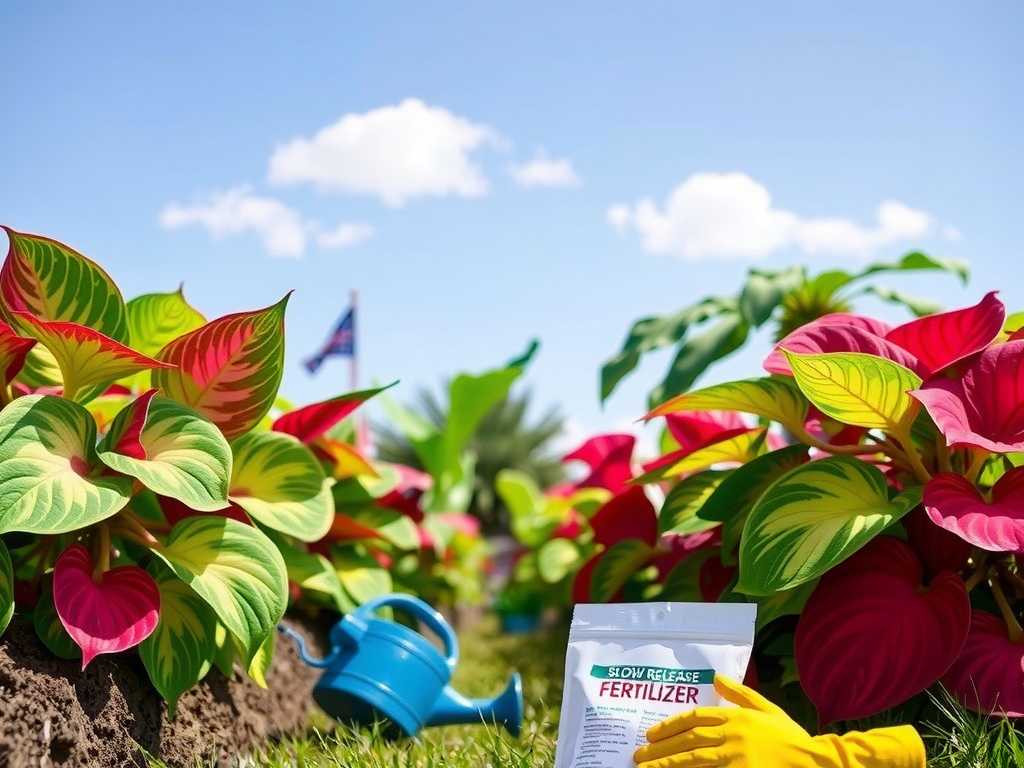 How to Grow Caladiums with Slow-Release Fertilizer: Easy Feeding(1) How to Grow Caladiums with Slow-Release Fertilizer: Easy Feeding(1)