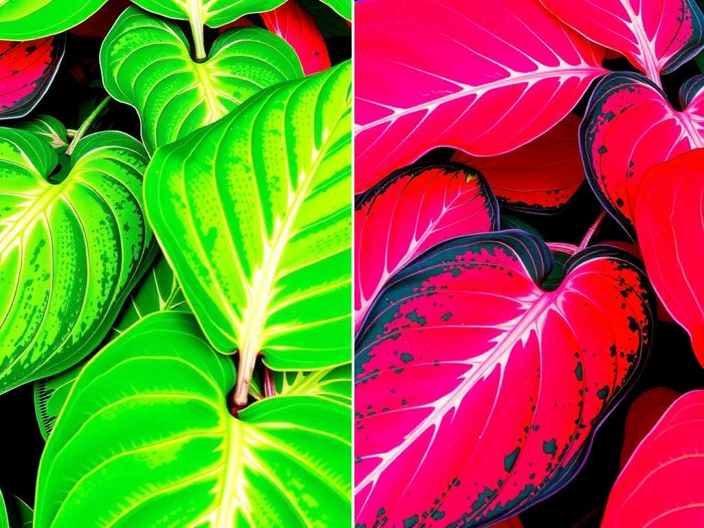 How to Make Caladium Leaves Brighter: Light Adjustment(1)