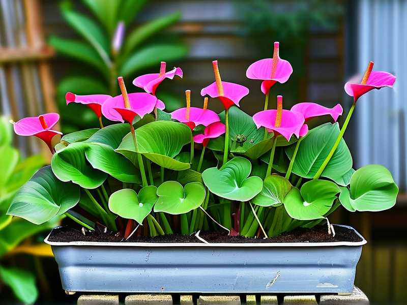 How to Grow Caladium Pink Beauty in Raised Beds: Spacing Steps