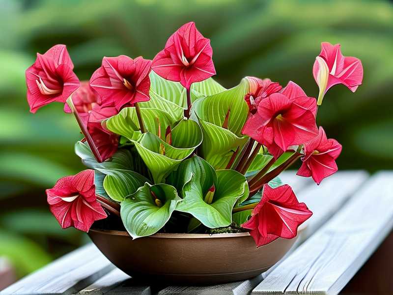 How to Grow Caladium White Christmas in Hanging Baskets: Weight Guide