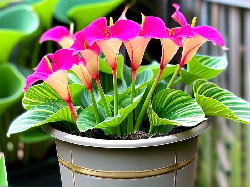How to Grow Caladium Pink Beauty in Containers: Drainage Steps