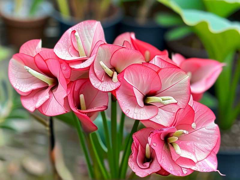 How to Adjust Humidity for Caladium Pink Beauty: Mist Steps(1)